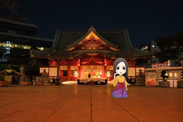 東京都千代田区 夜の神田明神