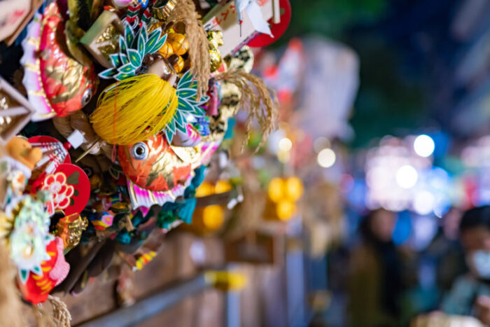 横浜酉の市の縁起熊手