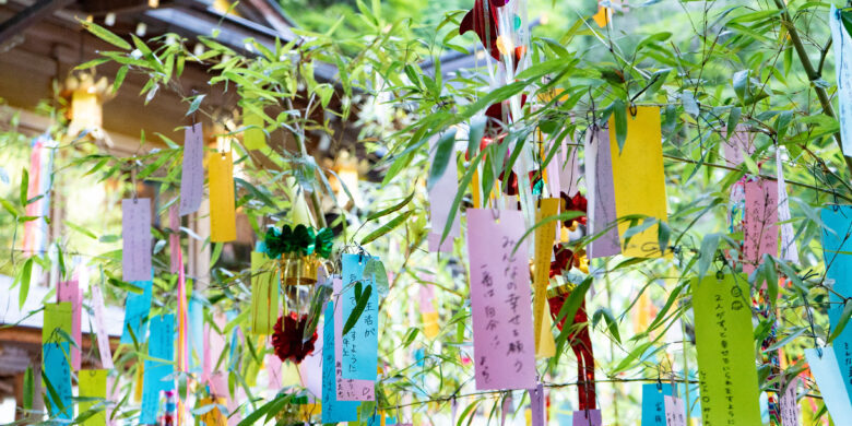 七夕と短冊に書かれた願い